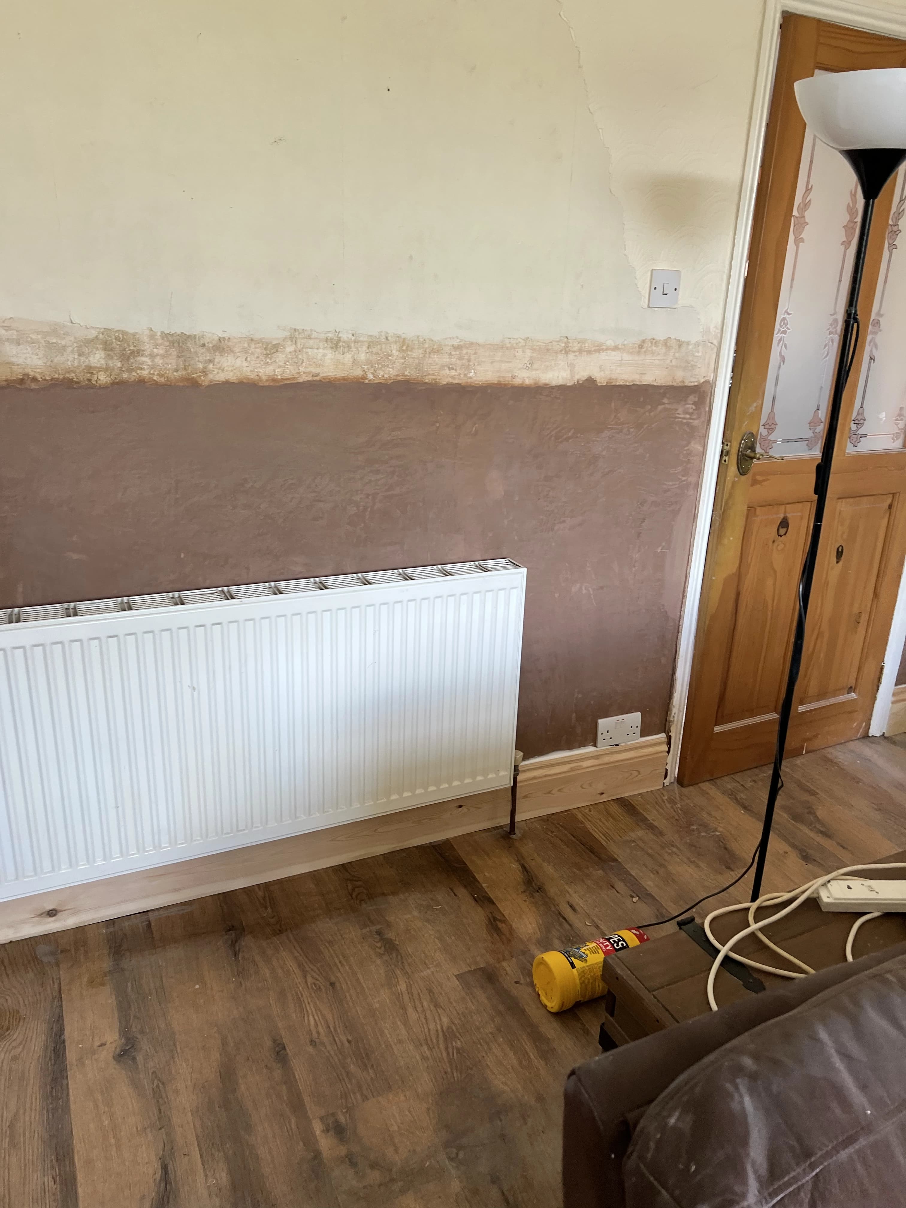 Completed home improvement project showing a professionally finished living space