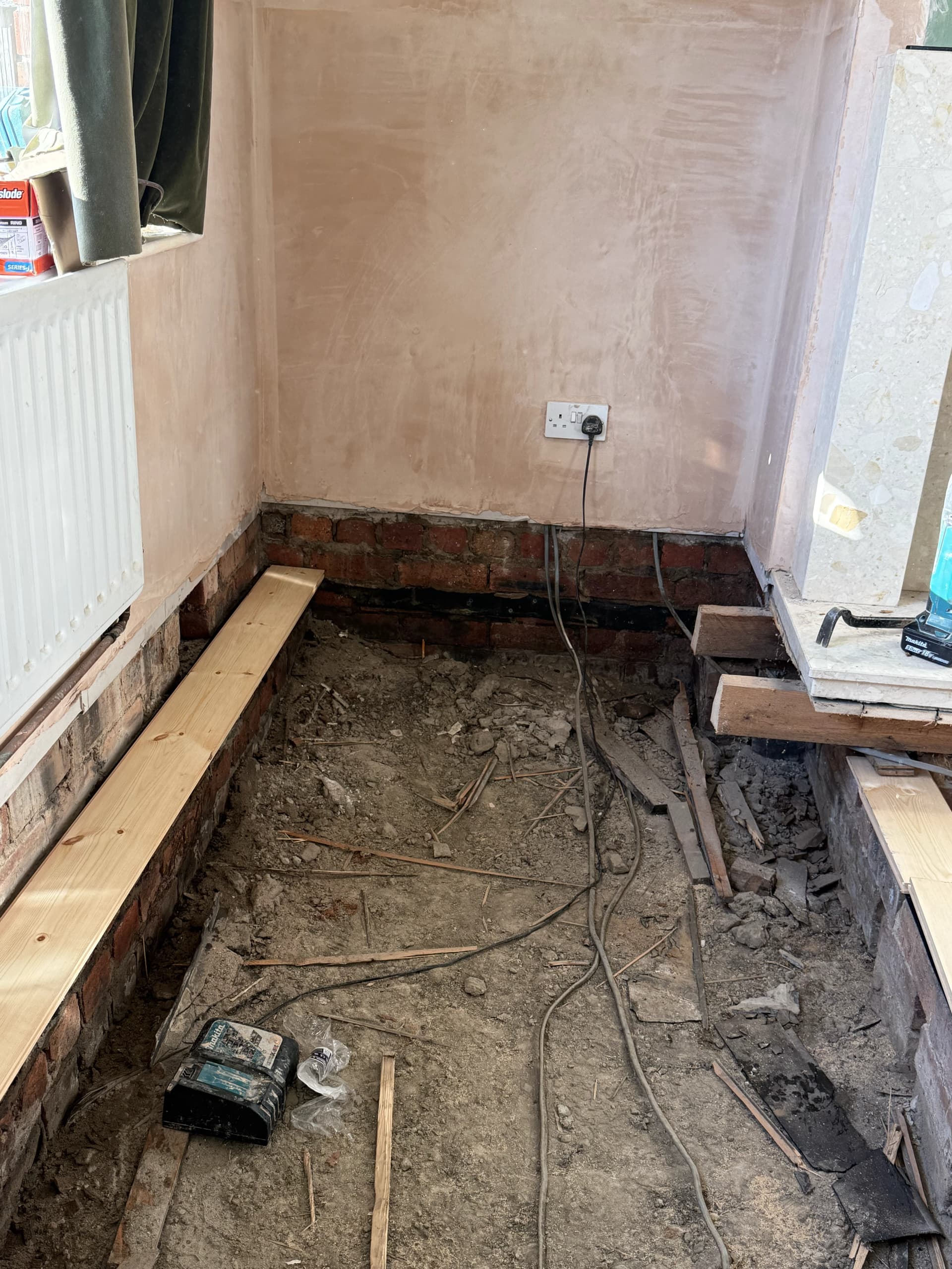 Wet rot timber repair